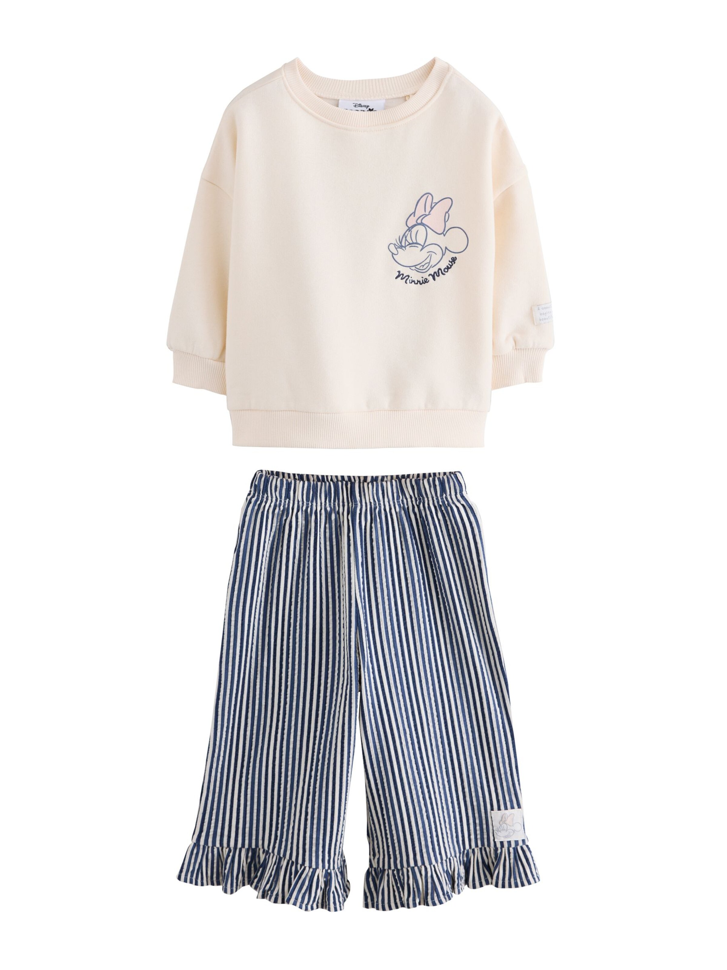 Next Set 'Minnie' in 74 in creme / dunkelblau, Produktansicht