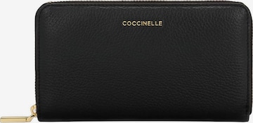Coccinelle Wallet 'COCCINELLE METALLIC 9' in Black: front
