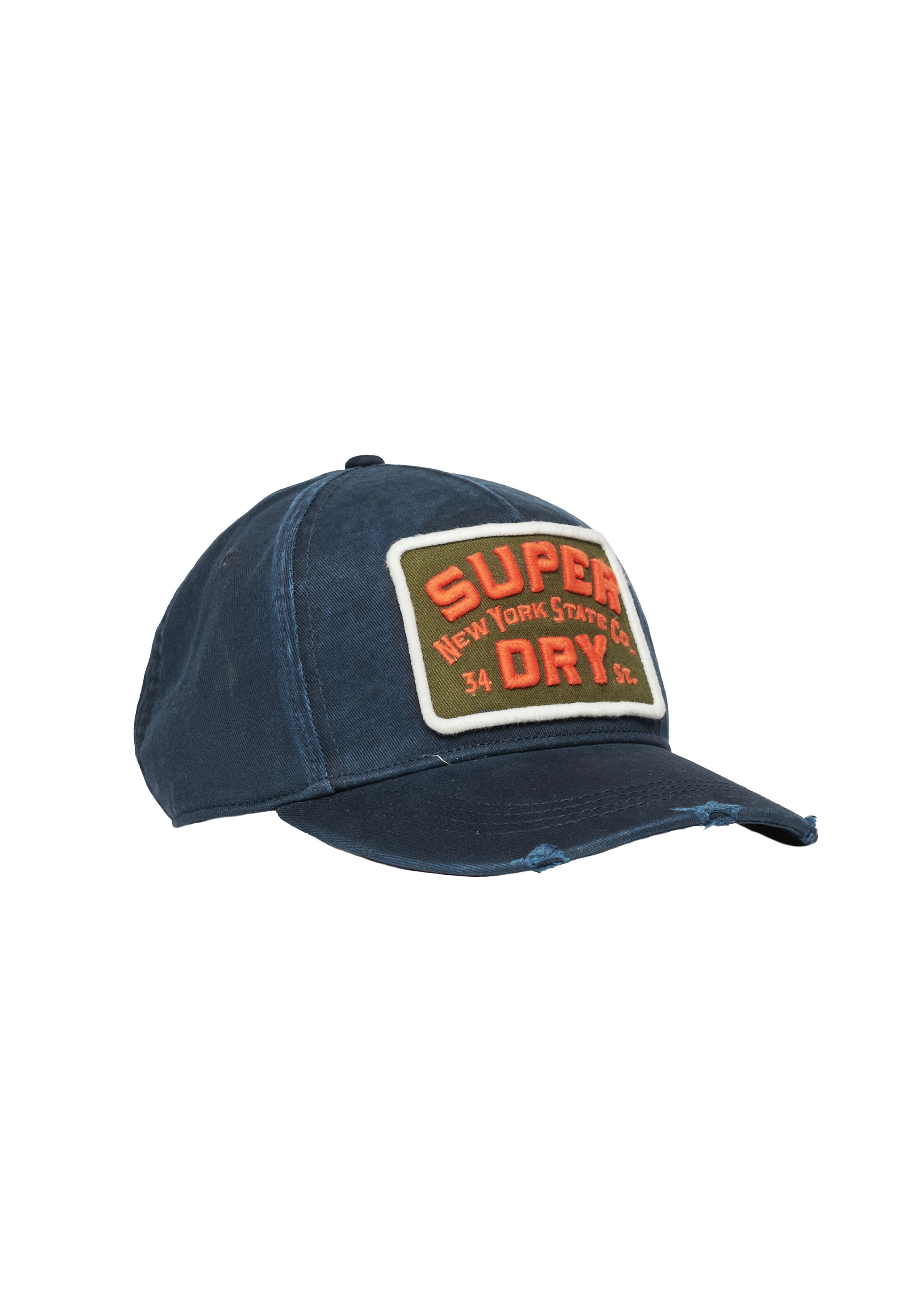 Casquette Superdry en bleu : devant