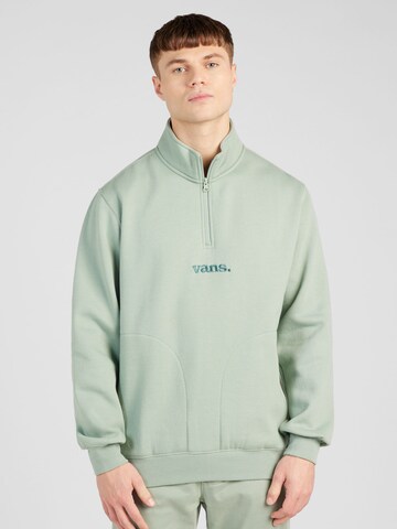 VANS Sweatshirt 'LOWERED' in Green: front