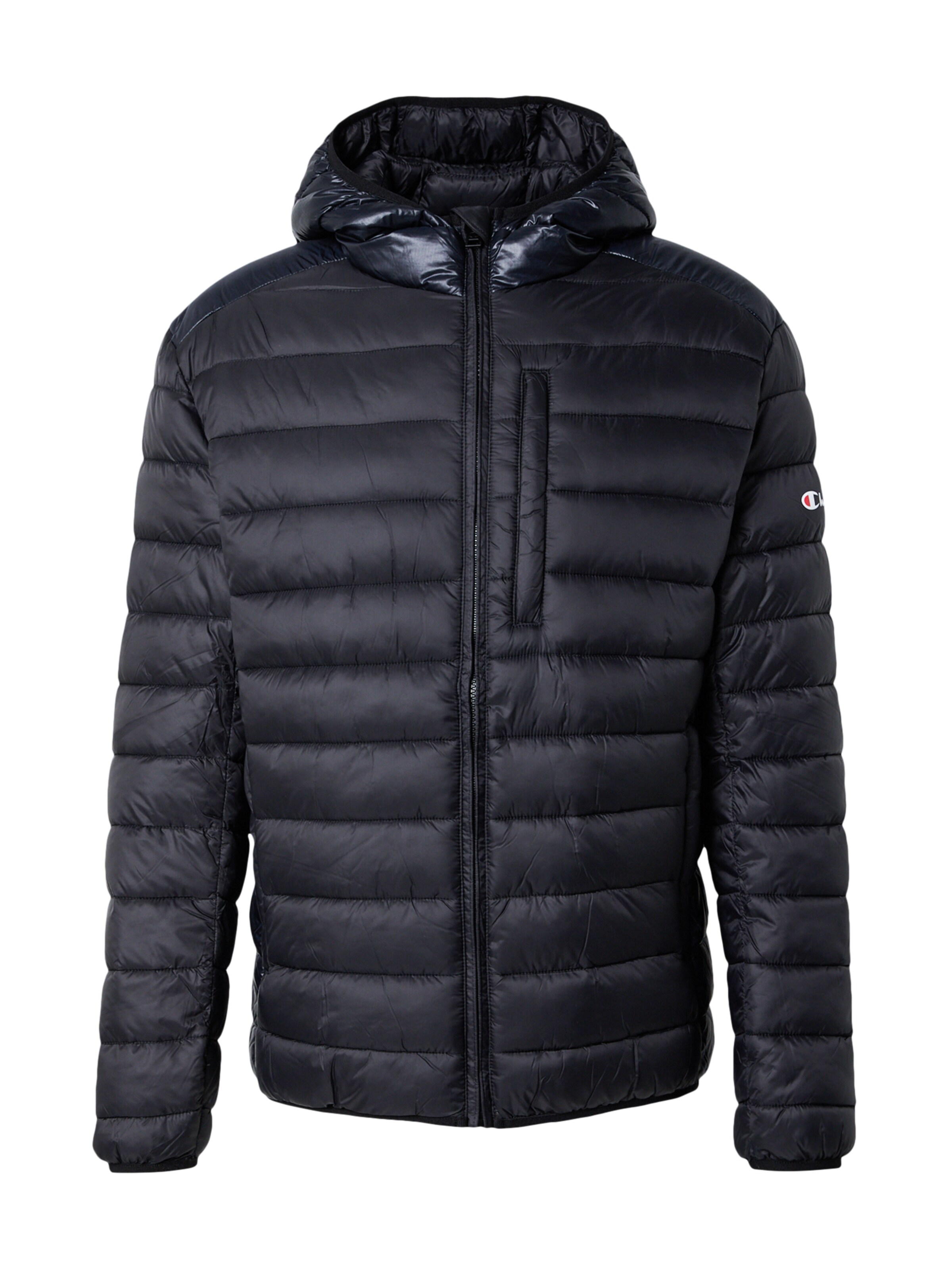 Champion Authentic Athletic Apparel Átmeneti dzseki - fekete: elől