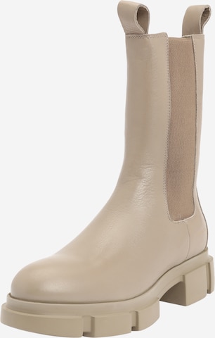 Copenhagen Chelsea boots i brun: framsida