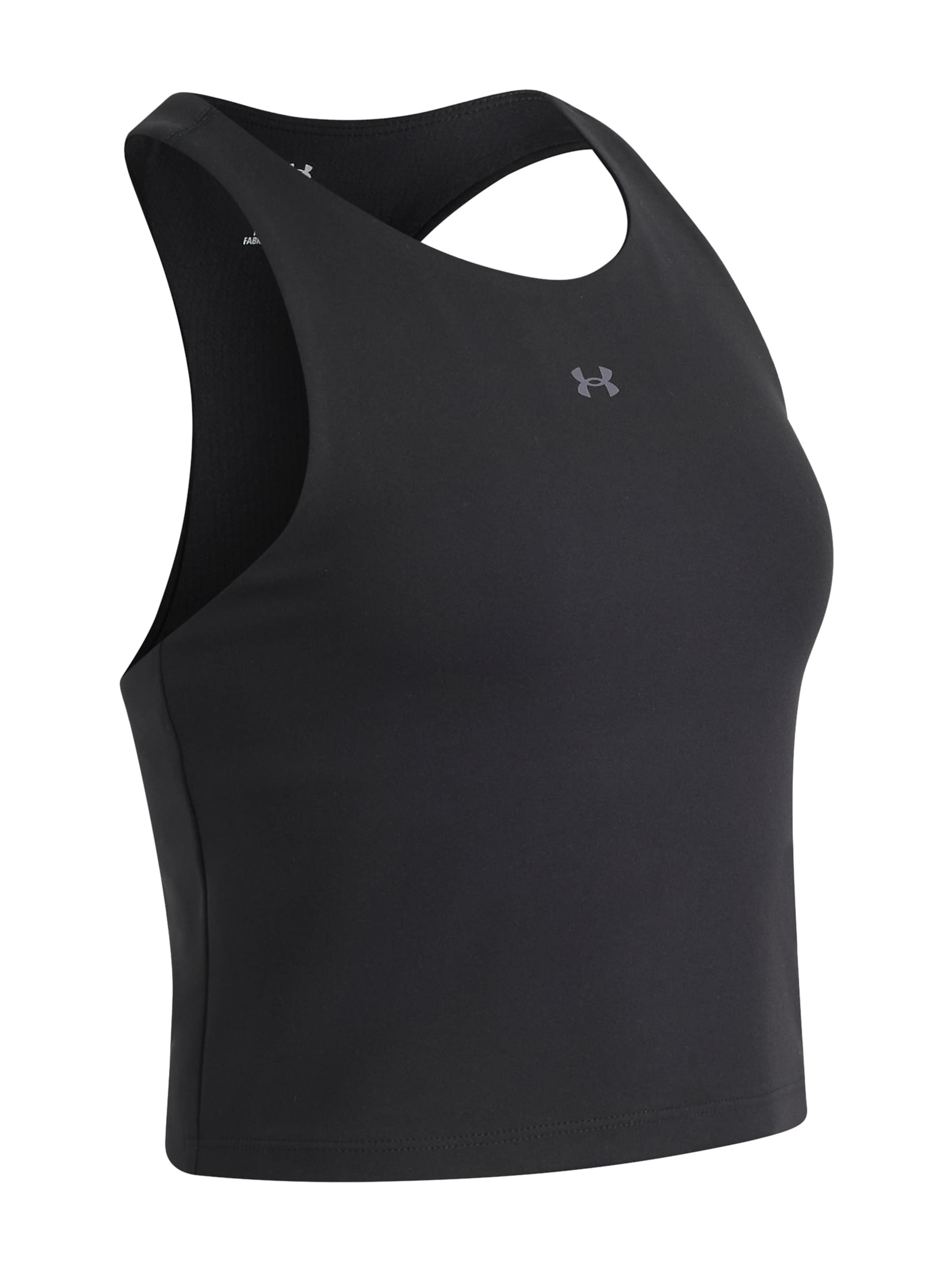 UNDER ARMOUR Sporttop 'Motion' in Zwart