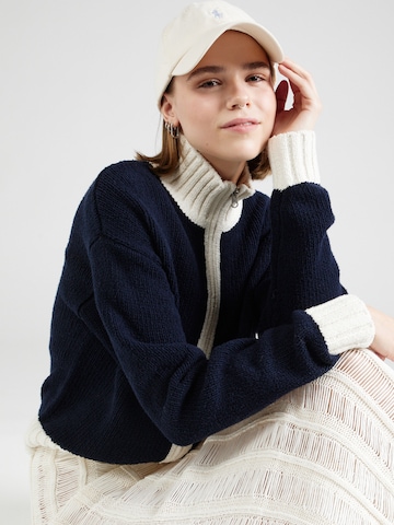 Samsøe Samsøe Knit cardigan 'Salou' in Blue