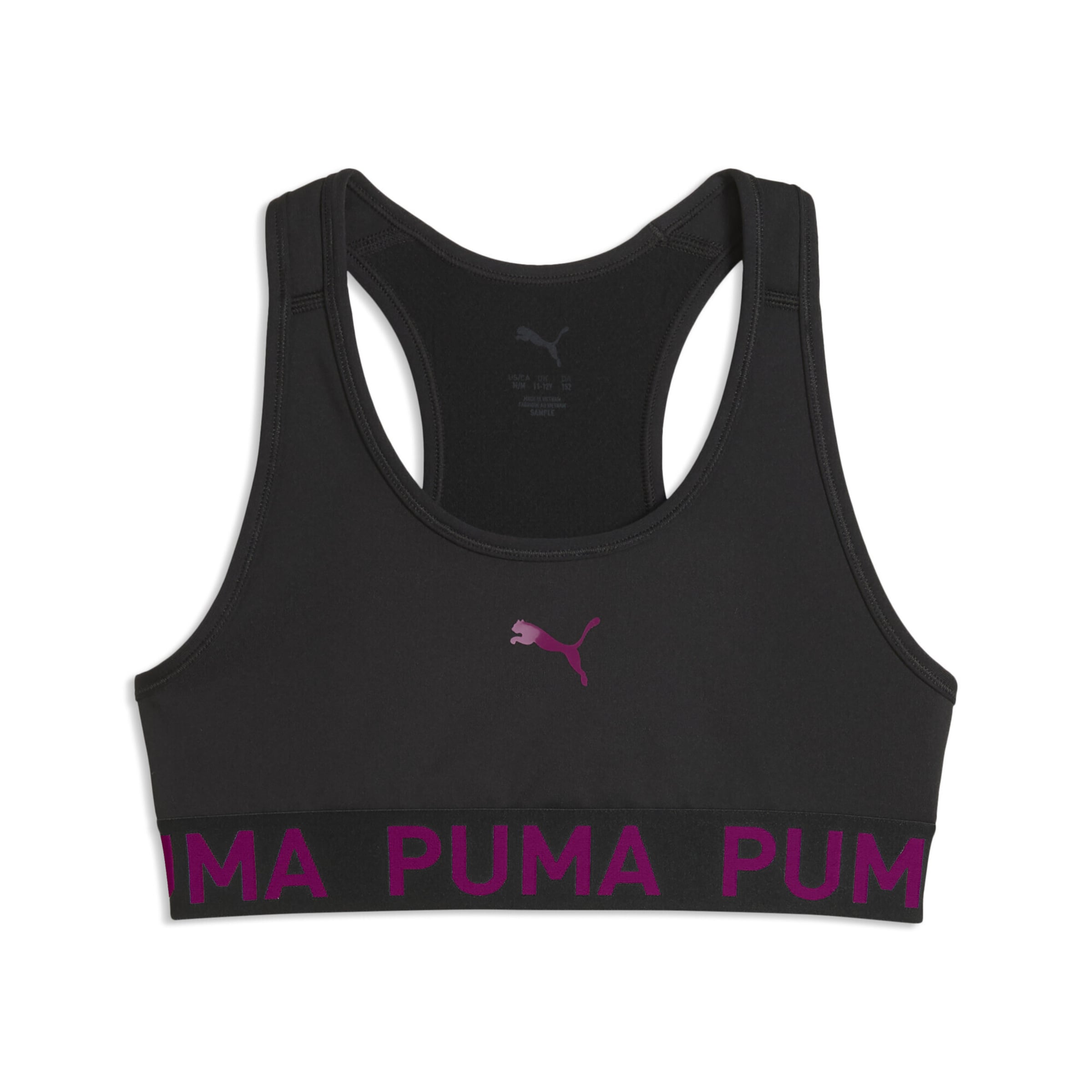 PUMA T-shirt BH in Zwart: voorkant