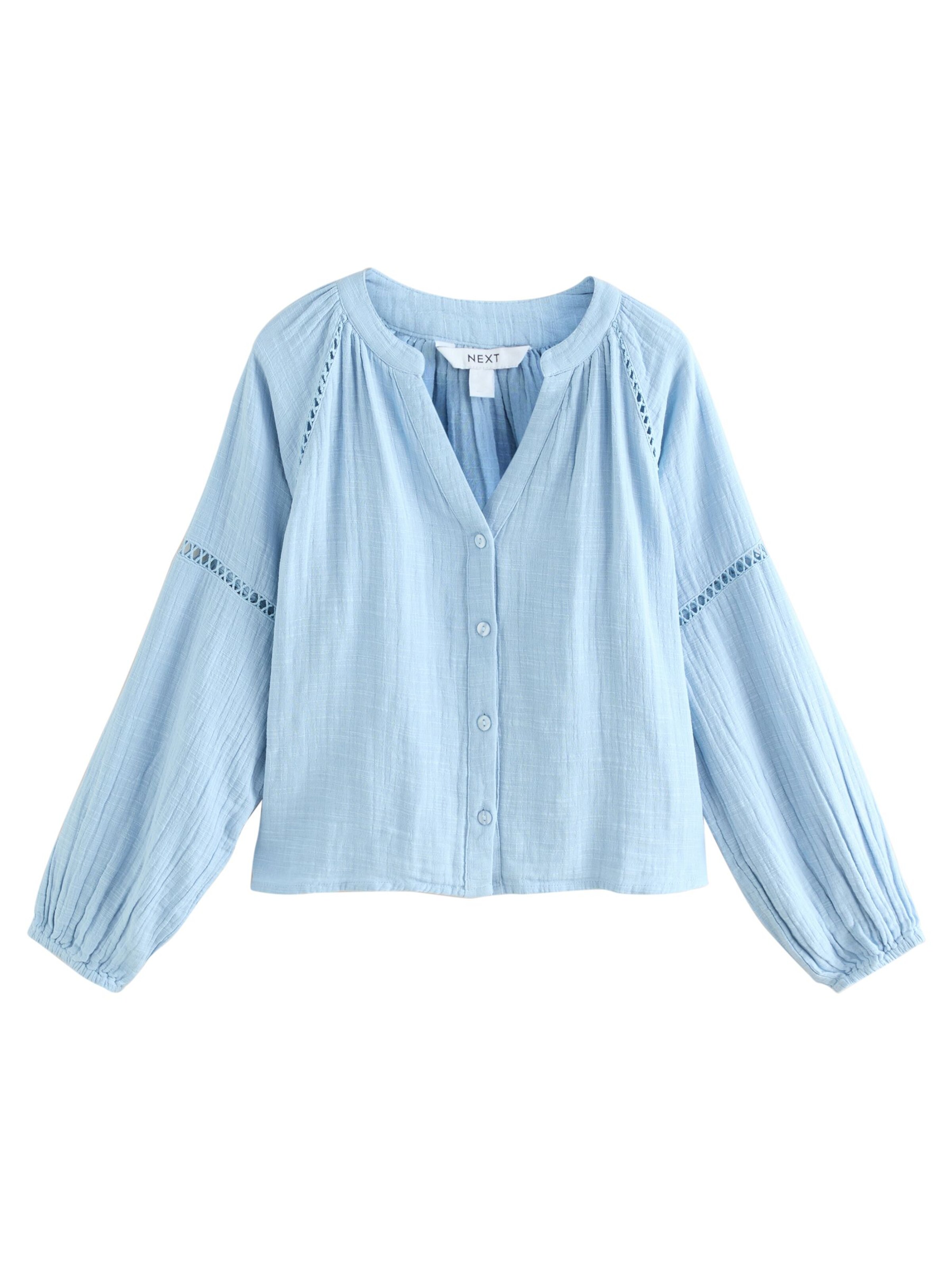 Next Bluse in Blau: Vorderseite