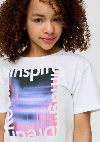 s.Oliver T-Shirt in Weiß