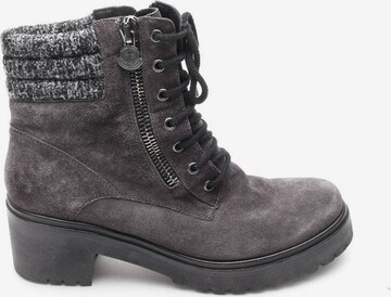 MONCLER Dress Boots in 40 in Grey: front