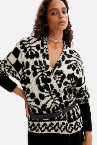 Desigual Knit cardigan 'M. Christian Lacroix' in Black