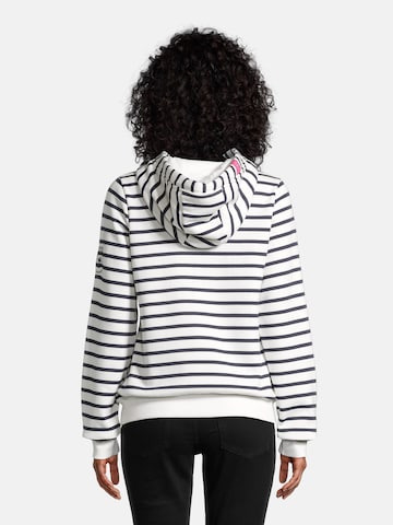 salzhaut Zip-Up Hoodie 'Sööte' in White