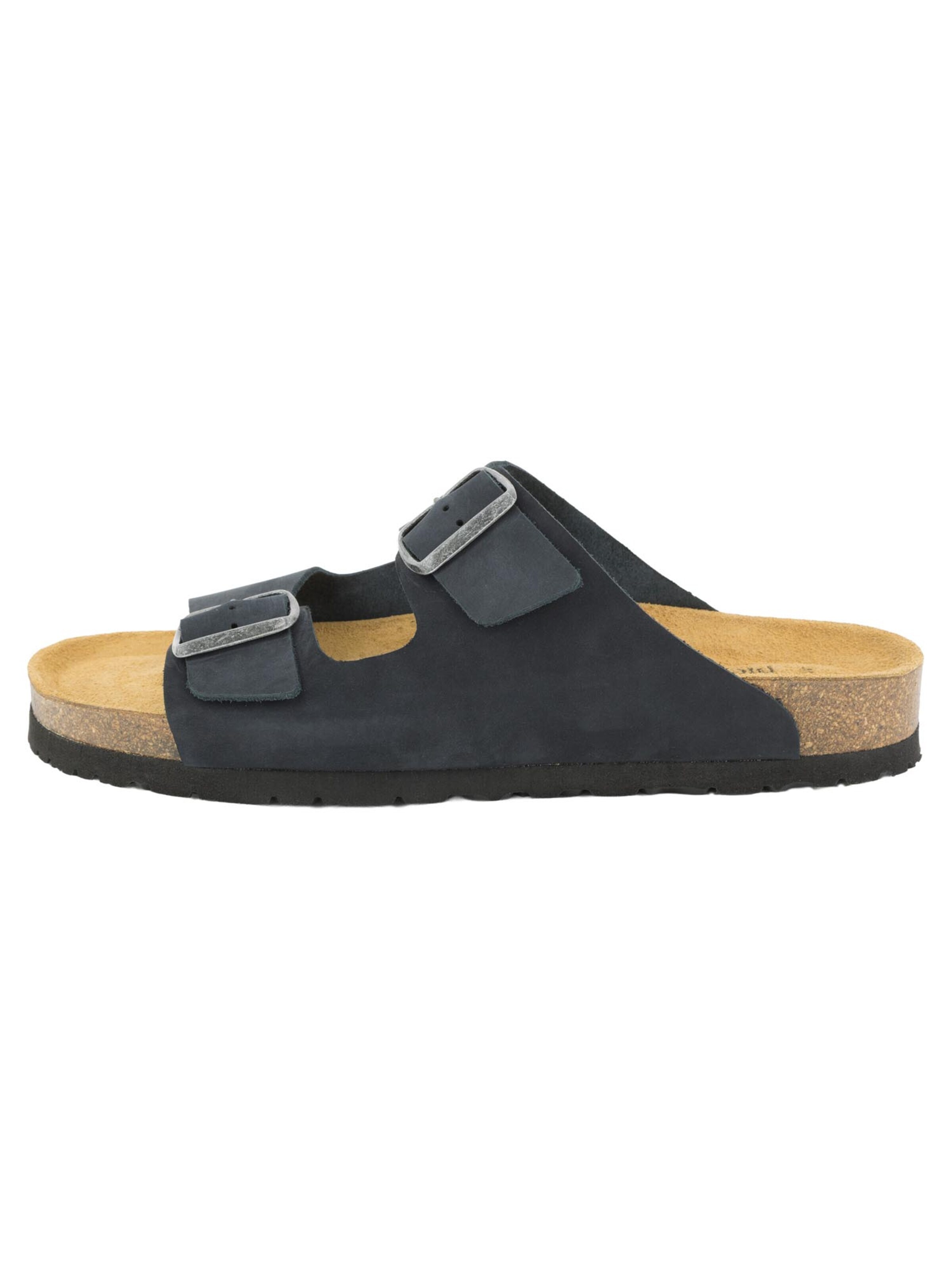 Piece Of Mind Muiltjes 'Comfort' in Blauw: voorkant