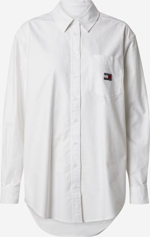 Chemisier Tommy Jeans en blanc : devant