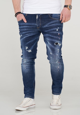 behype Regular Jeans 'ELEAN' in Blue: front