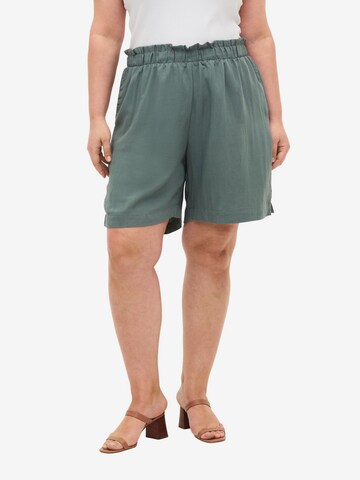 Zizzi - Loosefit Pantalón 'VMACY' en verde: frente