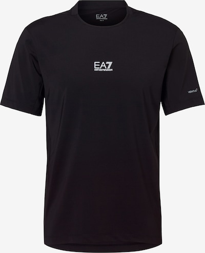 EA7 Emporio Armani Toiminnallinen paita 'VENTUS7' koossa S värissä musta / valkoinen, Tuotenäkymä