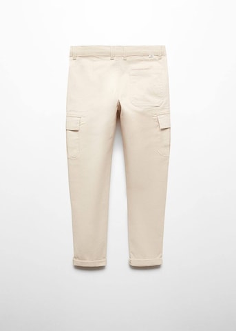 Regular Pantaloni de la MANGO KIDS pe bej