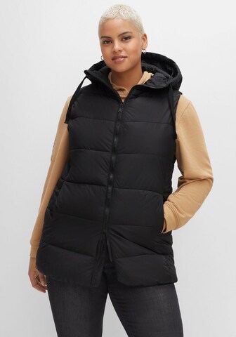 Gilet di SHEEGO in nero: frontale