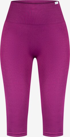 Smilodox Skinny Leggings 'Bloom' in Lila: predná strana