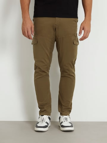 GUESS Slim fit Cargo Pants in Green