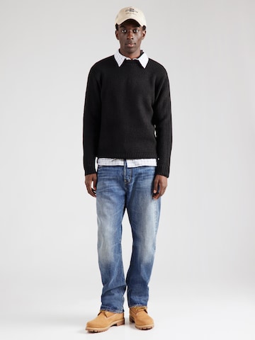 JACK & JONES Sweater 'JORYORK OLLIE' in Black