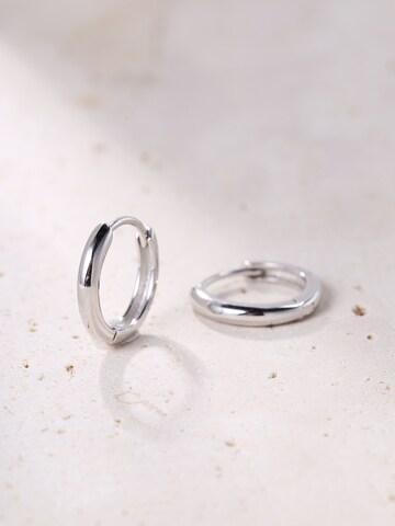 Hey Happiness Ohrring 'Plain Chunky' in Silber