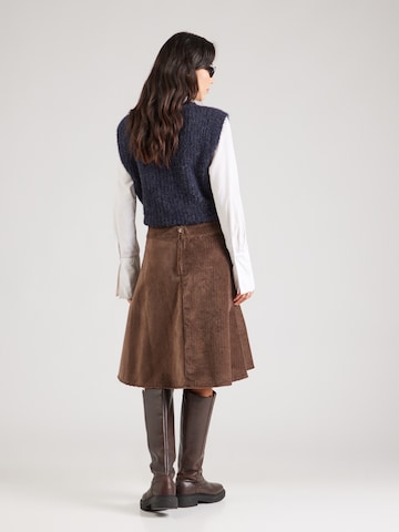 MADS NORGAARD COPENHAGEN Skirt 'Pretty Stelly' in Brown