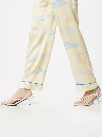 Helmstedt Loose fit Pants 'Mizu' in Yellow