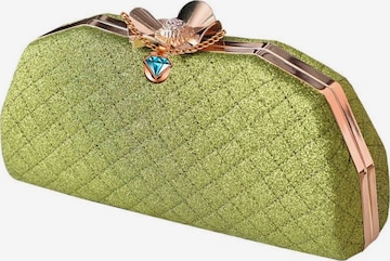 Elegon Clutch 'Model Malaysia' in Green: front