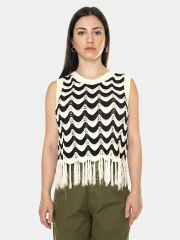 wild pony Knitted top in Mixed colours: front