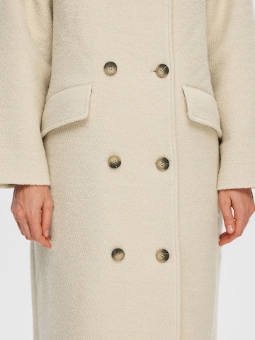 SELECTED FEMME Between-Seasons Coat in Beige