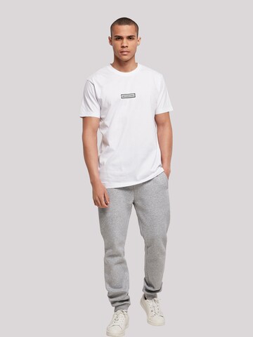 F4NT4STIC Shirt 'Happy People Only Good Vibes' in White