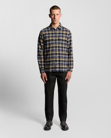 Lyle & Scott Regular fit Overhemd in Blauw