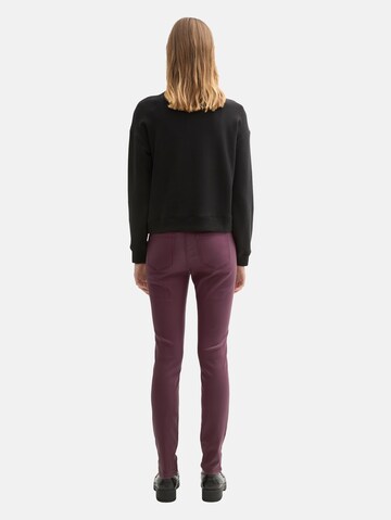 TOM TAILOR DENIM Skinny Jeans 'Nela' in Red