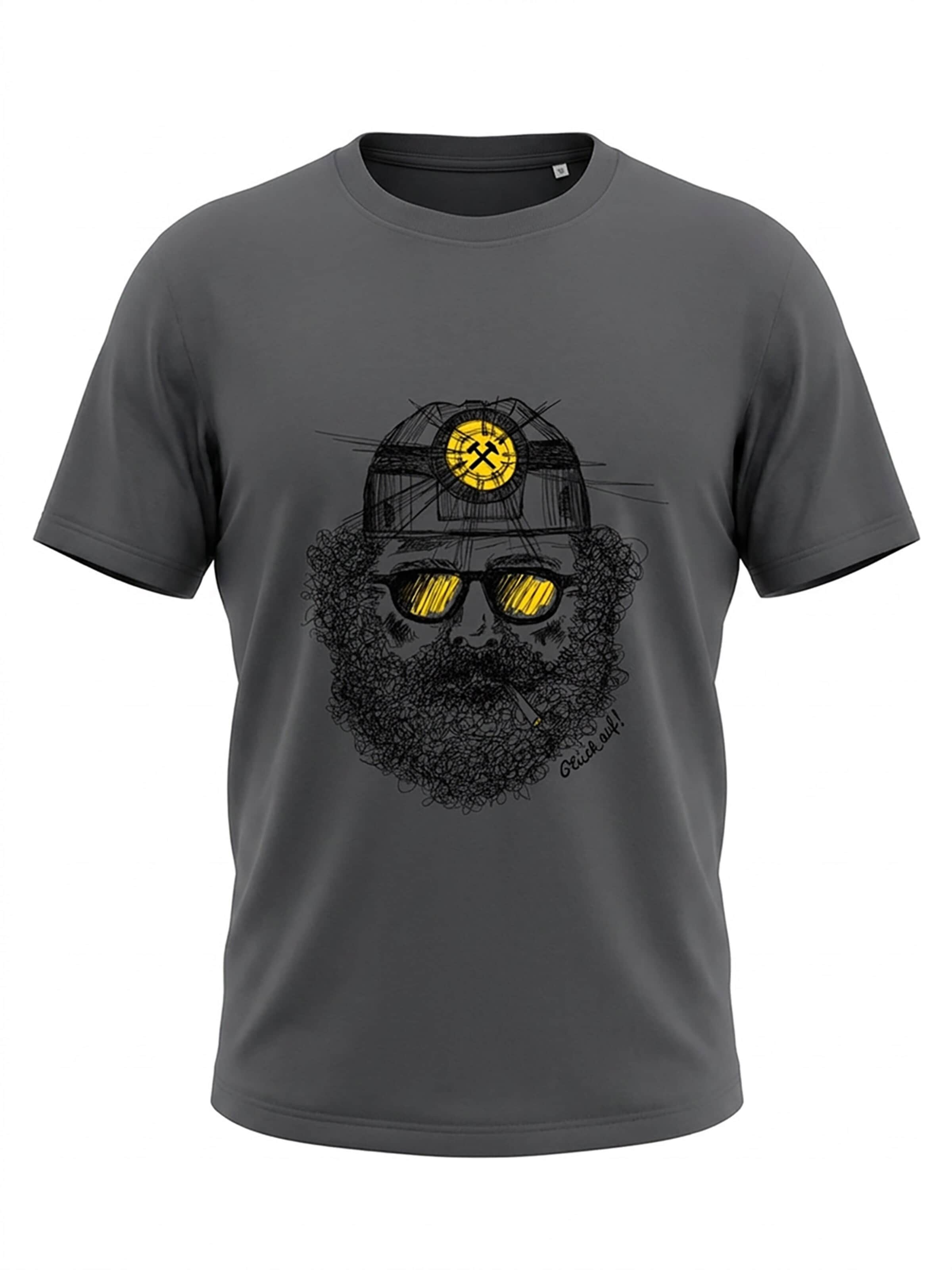 karlskopf Shirt 'BERGMANN' in Grey: front