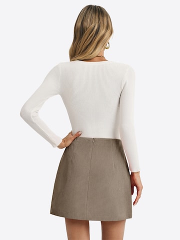 Imily Bela Nederdel i brun: tilbage