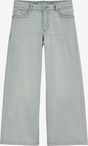 WE Fashion Wide Leg Farkut värissä sininen: etupuoli