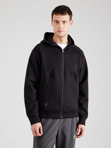 Champion Authentic Athletic Apparel Ζακέτα φούτερ σε μαύρο: μπροστά