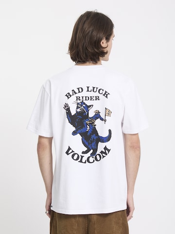 Volcom Shirt 'Bad Luck' in Wit: voorkant