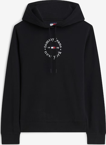 Tommy Jeans Суичър 'ESS' в черно: отпред