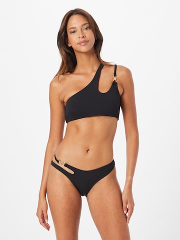 River Island - Bustier Top de bikini en negro
