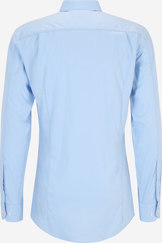 HUGO Slim fit Button Up Shirt 'Elisha' in Blue