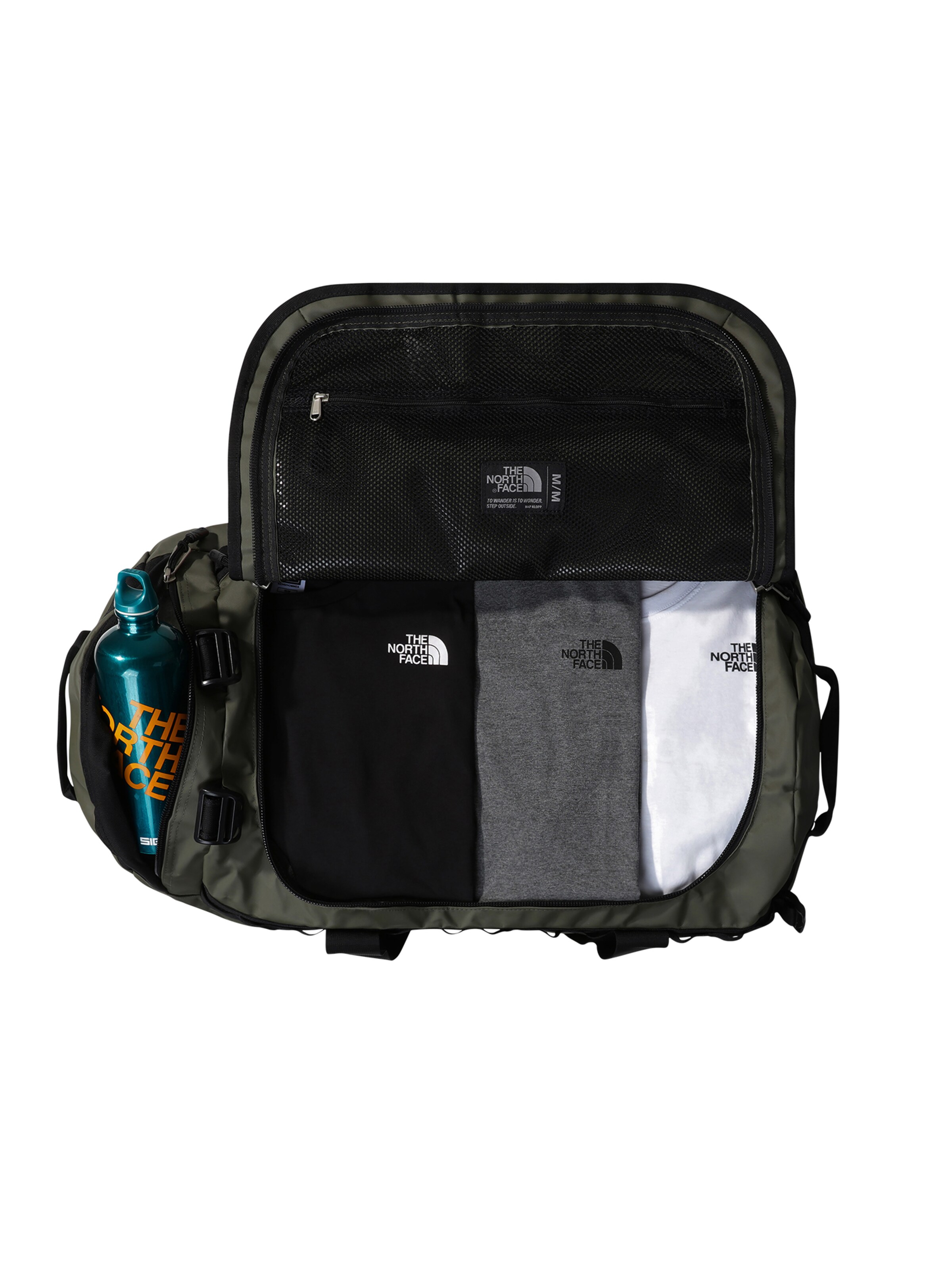 THE NORTH FACE Спортивная сумка 'BASE CAMP' в Зеленый