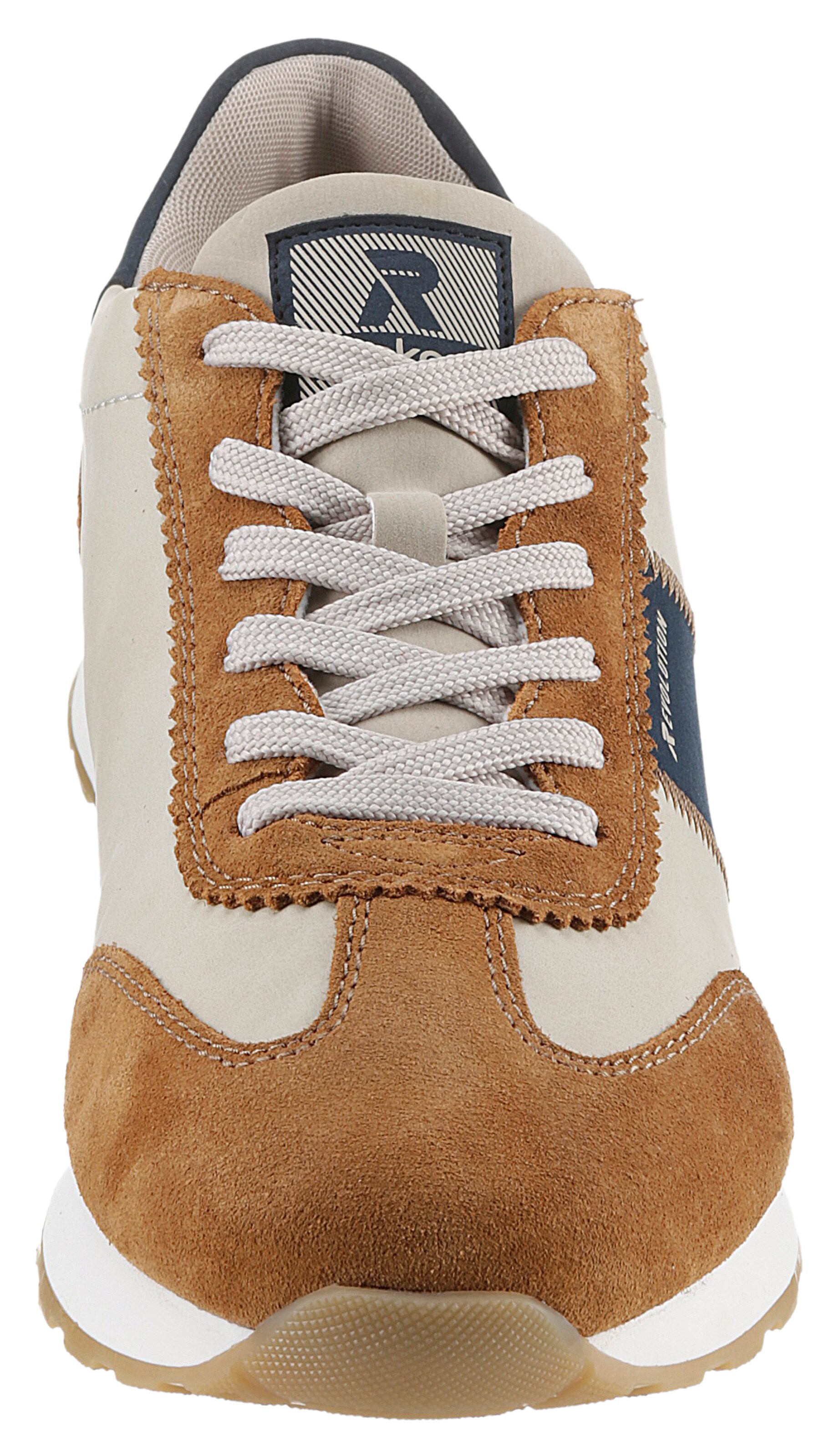Baskets basses 'U0306' Rieker Sport en beige