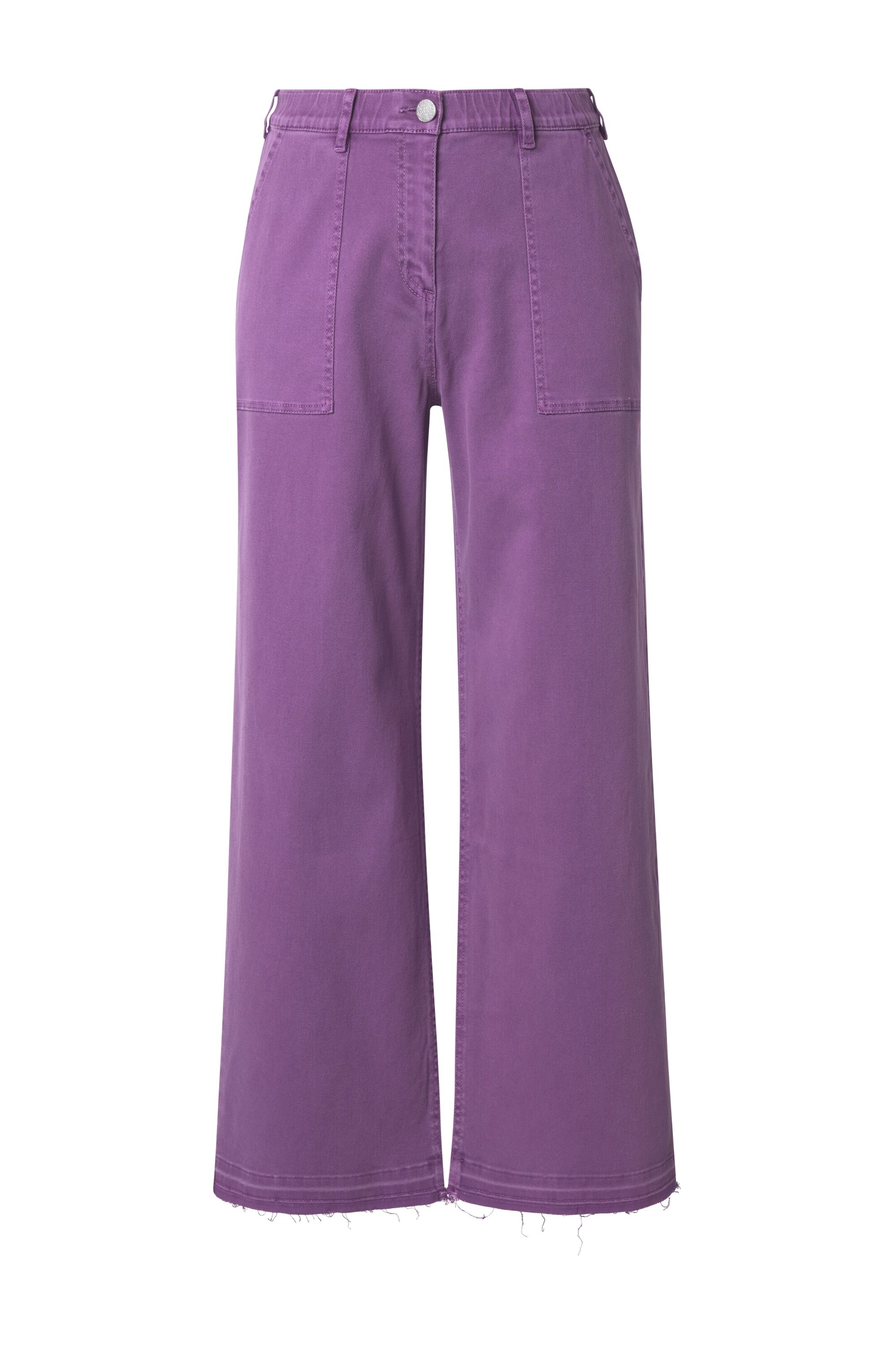 Ulla Popken Regular Jeans in Lila: Vorderseite