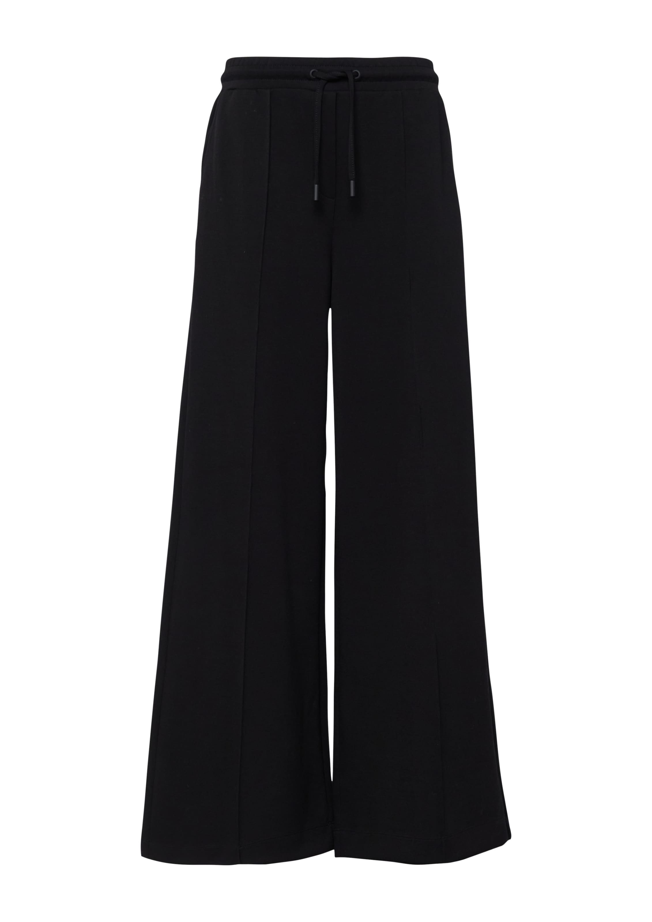 COMMA Regular Pants in Black: front
