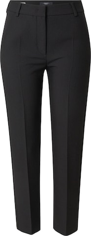 Weekend Max Mara Слим Плиссированные брюки 'RANA' в Черный: спереди