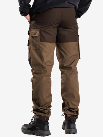 Regular Pantalon outdoor 'Leviathan' normani en marron