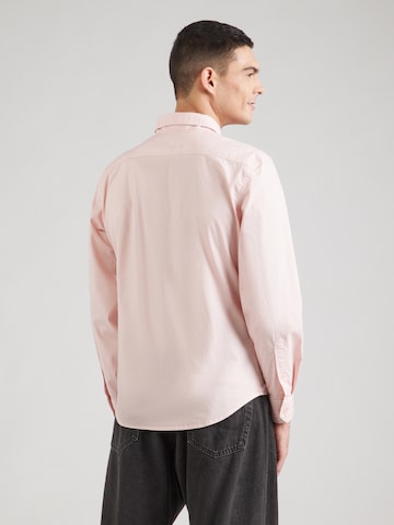 LEVI'S ® Slim fit Button Up Shirt 'BATTERY' in Pink