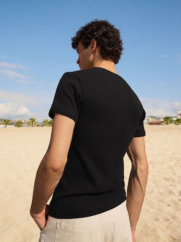 Bershka Shirt in Black
