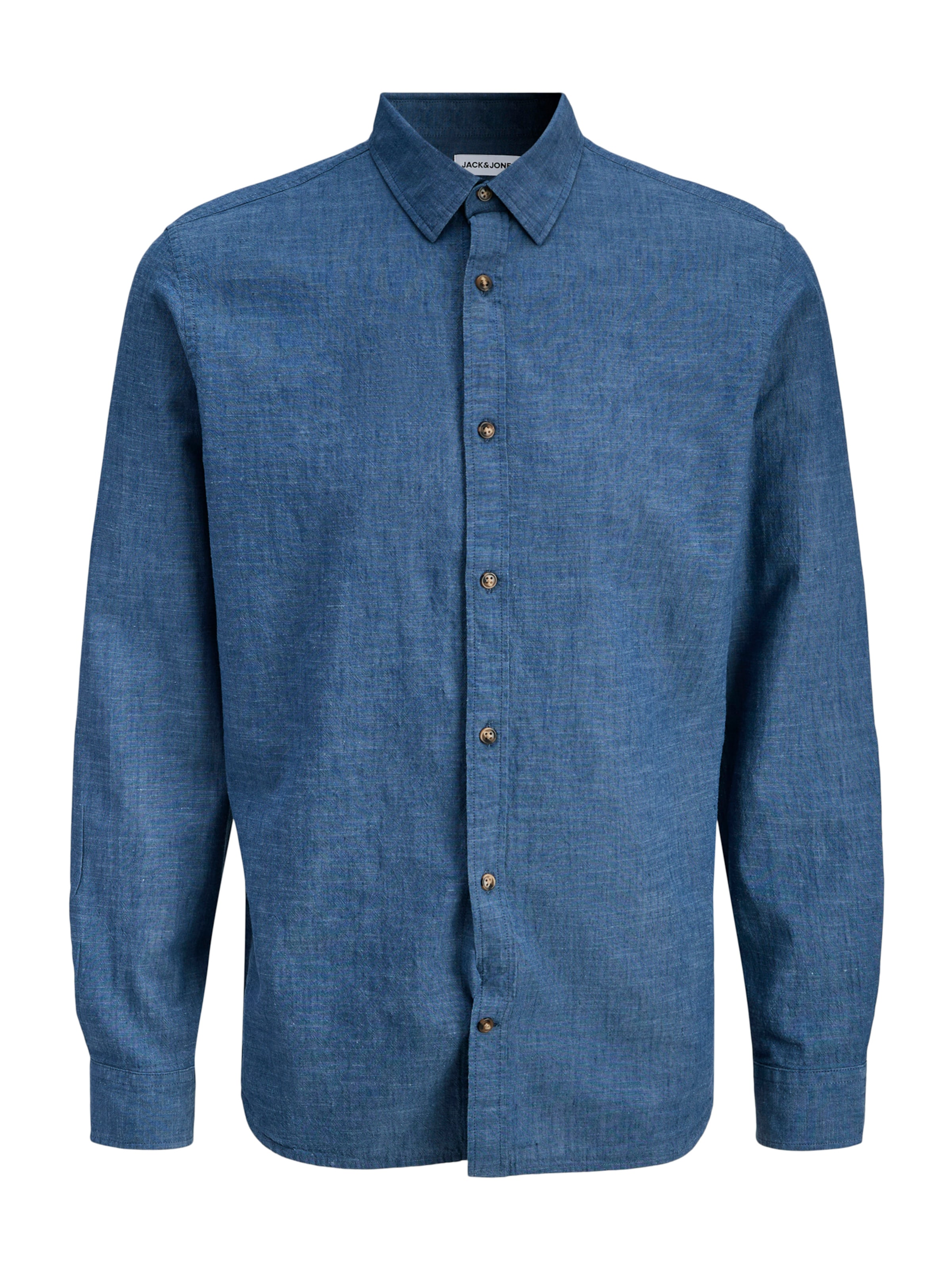 Coupe regular Chemise 'JJESUMMER' JACK & JONES en bleu : devant